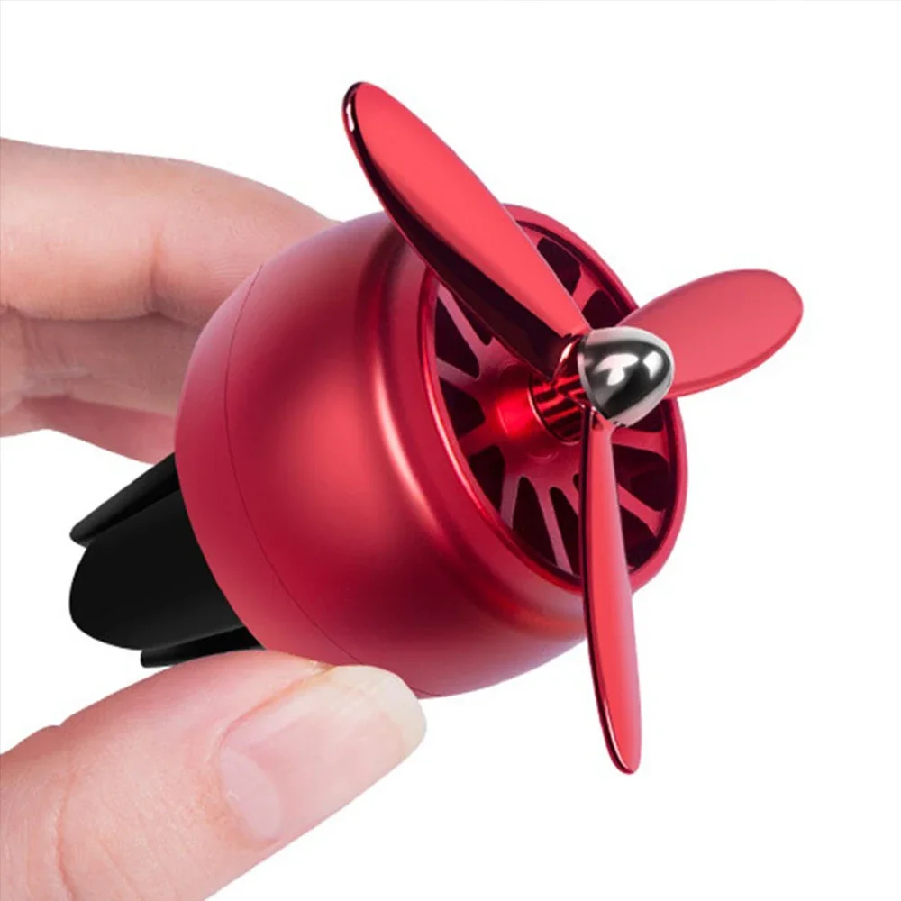 LED Mini Car Air Freshener with Aromatherapy Perfume Clips – Available in Various Colors
