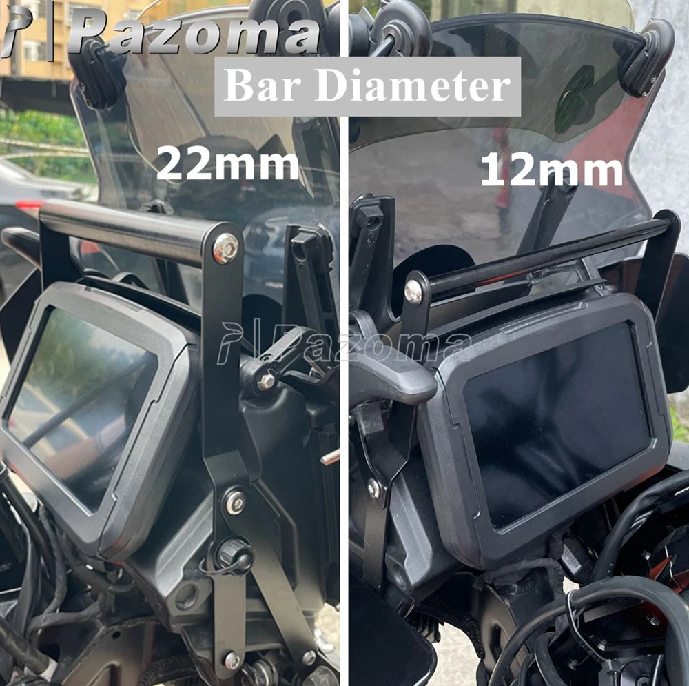 For Harley PAN AMERICA 1250 S GPS Navigation Plate Bracket Above