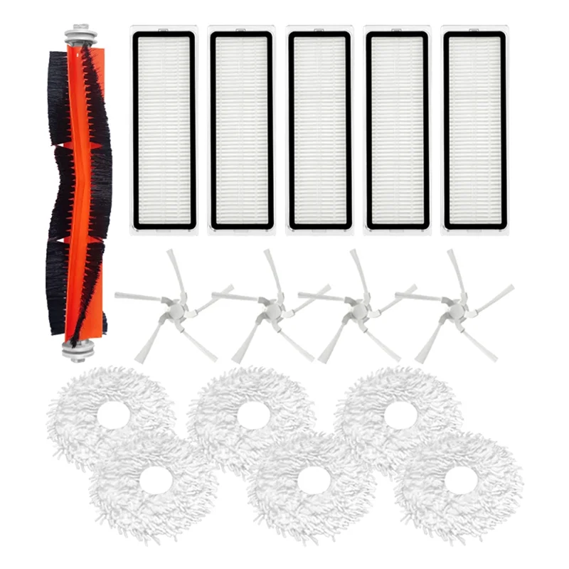 

Швабра для пылесоса Bot W10 W10Pro, основная и боковая щетки, фильтр, сменный набор аксессуаров