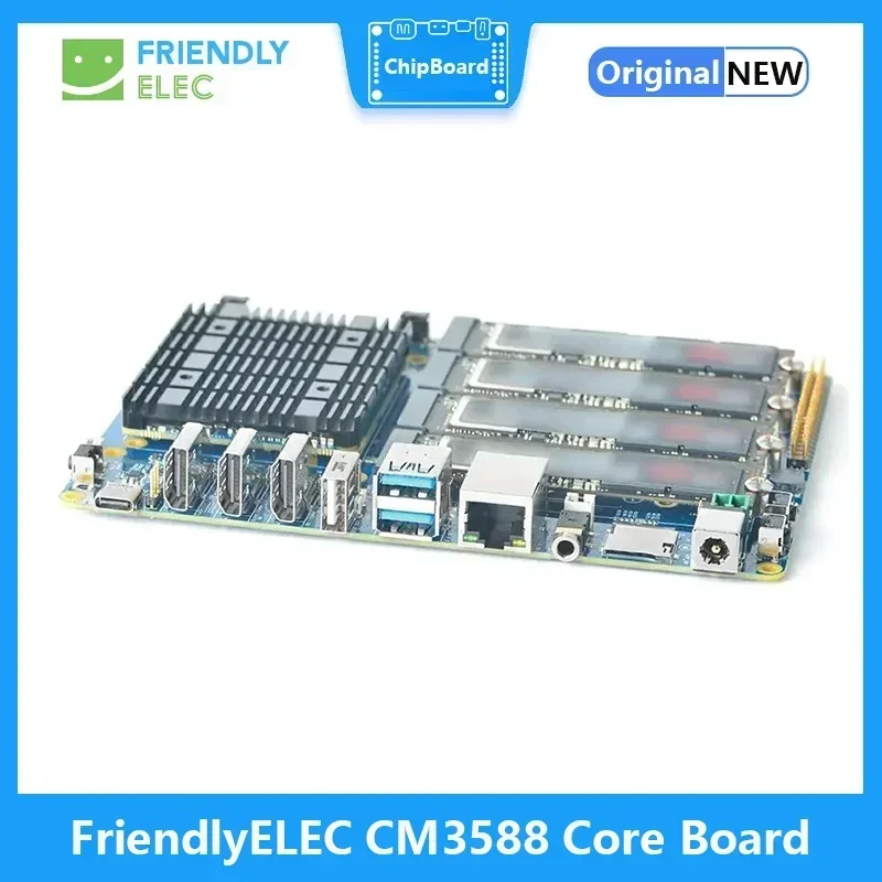 FriendlyELEC ھ  ŰƮ, 2.5G Ĩ RK3588 CPU  , 4xPCIe3.0 4K/8K CM3588 NAS SDK ŰƮ, 4 NVMe HDMI IN
