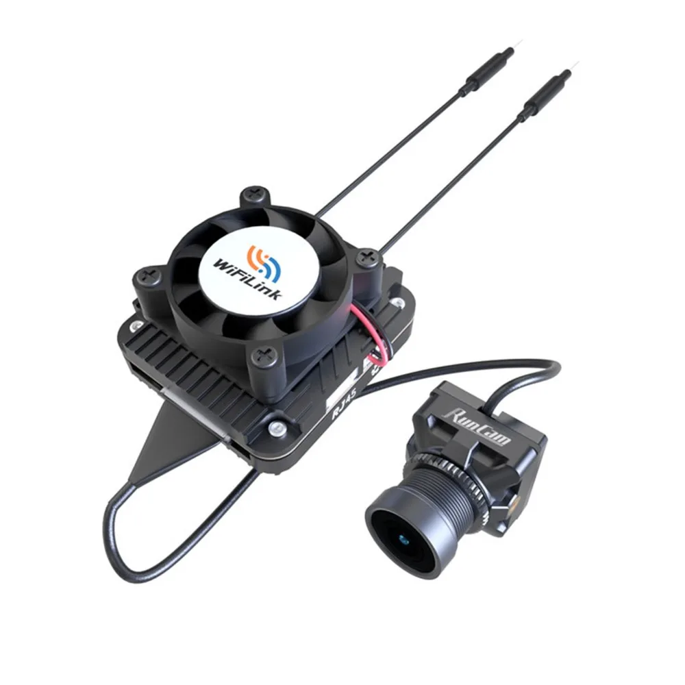 Trasmettitore FPV Digitale RunCam WiFiLink 2 OpenIPC a Bassa Latenza per Velivoli ad Ala Fissa, Droni RC e Quadricotteri
