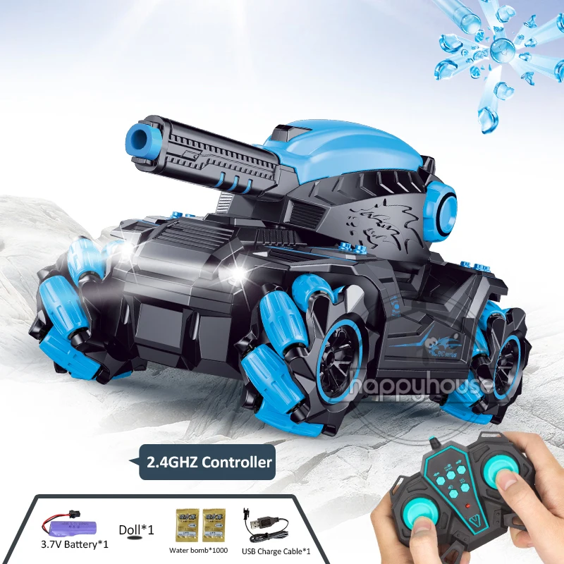 Remote Control Tank for Children Water Bomb Tank Toy Electric Gesture Remote Control Car RC Tank multiplayer RC Car for Boy Kids wall climbing car RC Cars