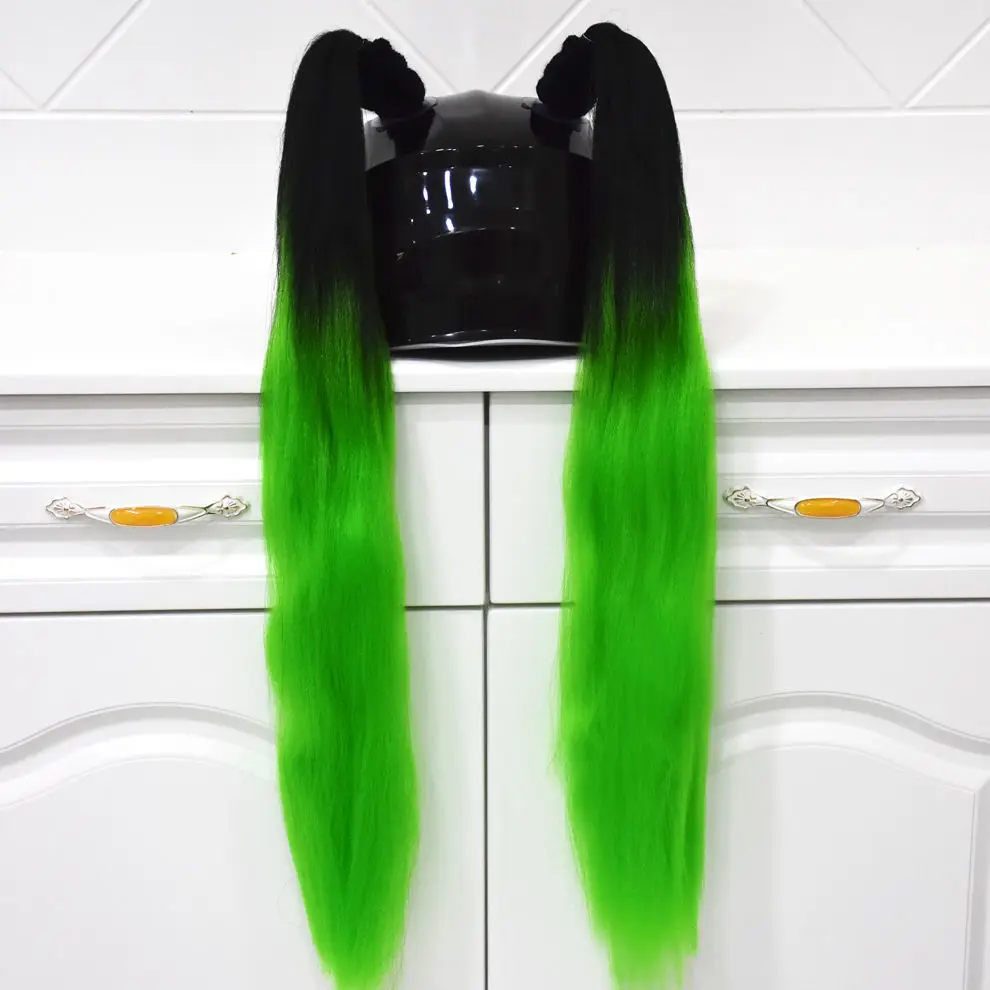 Helmet Decoration Braids For Motorcycle Helmet 2 Pieces 60cm Wig Shaped