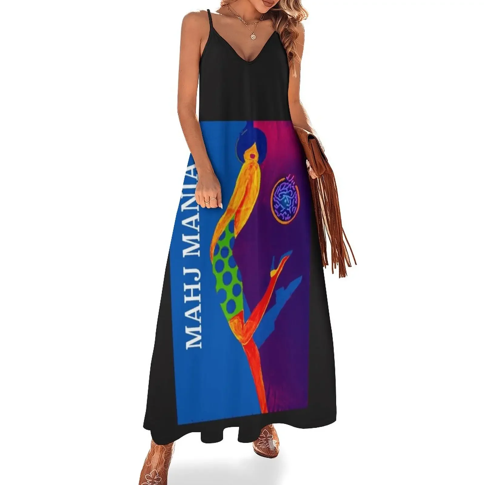 

Mahj Mania Sleeveless Dress summer dresses women 2024 birthday dresses for women dresses for special events