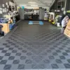 Modular Interlocking Garage Floor Tiles, Plastic Garage Flooring, Workshop, Warehouse, Car Wash Room, 100% New, Wholesale 1