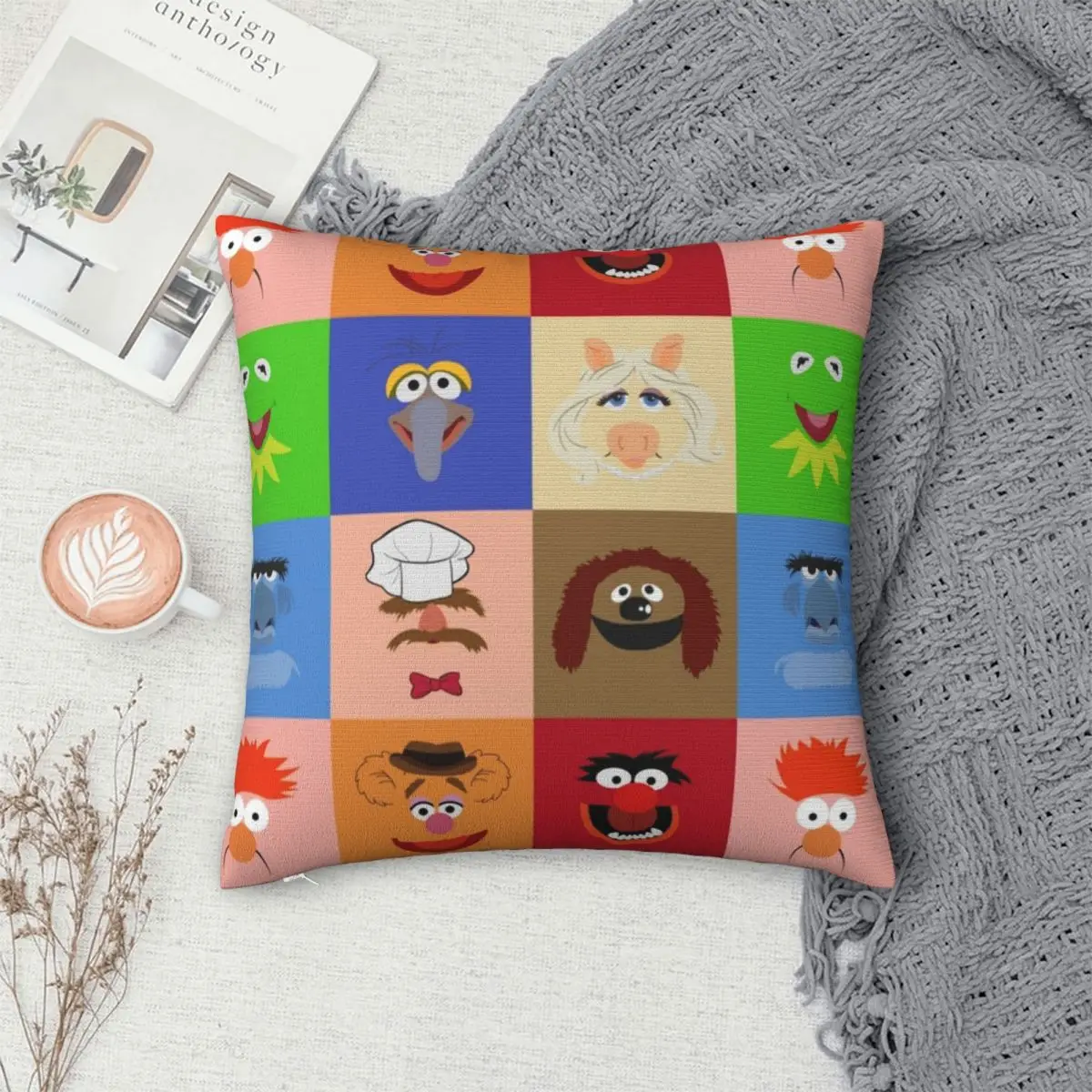 

Muppets Sesame Street Bert Pillowcase Polyester Pillow Cover Cushion Comfort Throw Pillow Sofa Decorative Cushions Used for Home