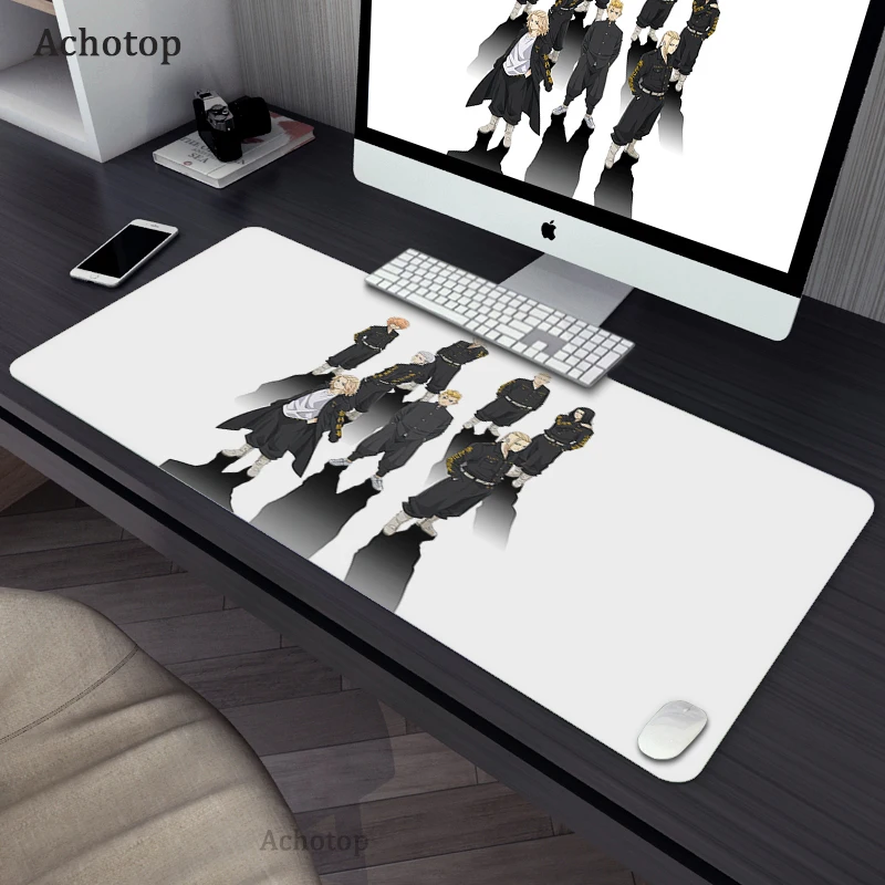 

Large Anime Mouse Pad Table Computer Mousepad Tokyo Revengers Manga Office Carpet 500x1000mm XXL Anti-slip Overlock Table Pads