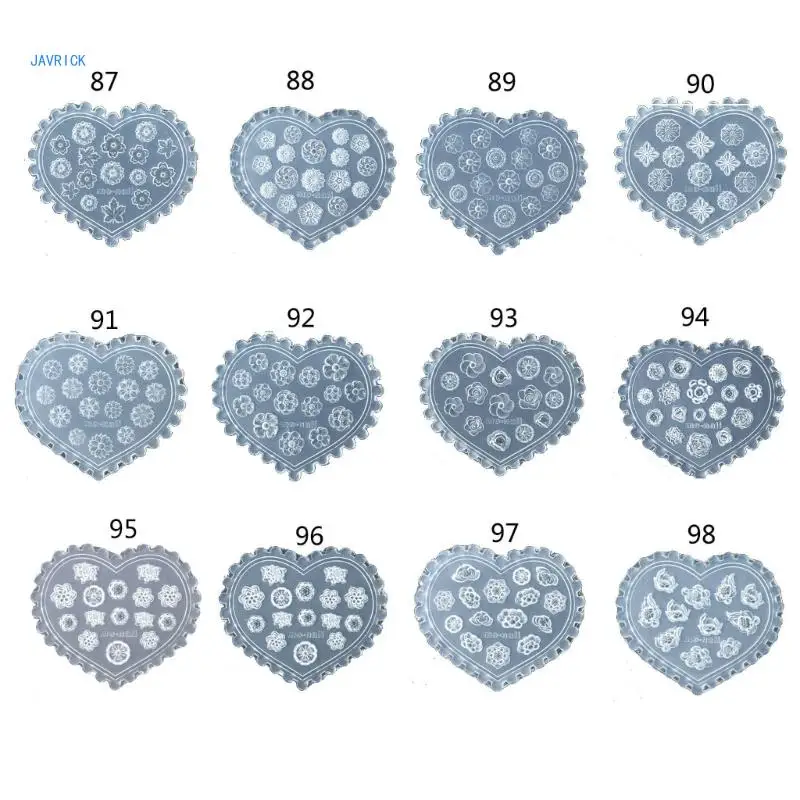 Инструменты для акрилового геля, смоляная форма, мини-размер, силиконовая форма для дизайна ногтей, цветок, звезда, цветочный