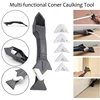 3 In 1 Silicone Scraper Sealant Smooth Removal Tool Ceramic Adhesive Kitchen Bathroom Toilet Sink Waterproof Sealant Removal Set 1