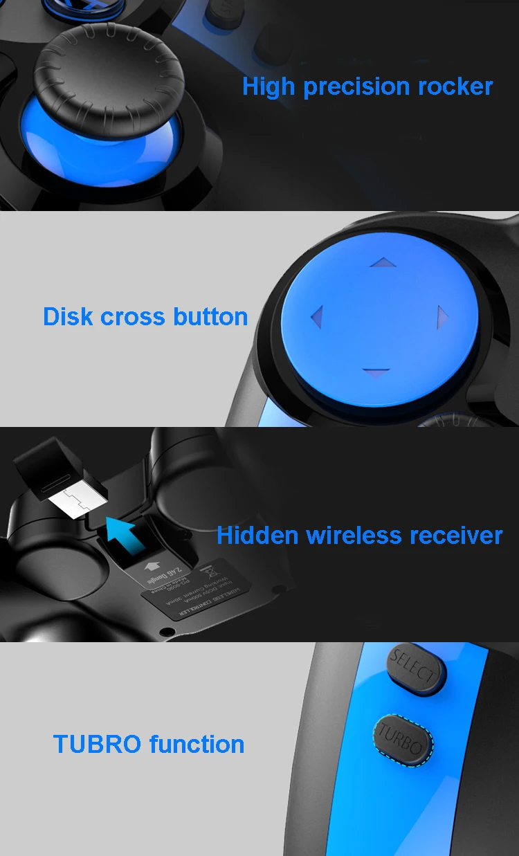 IPEGA PG-9090  2.4G Bluetooth Gamepad Mobile Phone Trigger Game Controller PC Joystick For Phone Android Pad TV Box Console