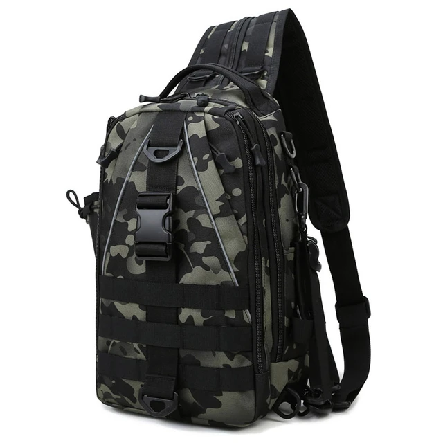 Fishing Lure Bag Multi-functional Tactical Backpack Camo Men's Chest Bag  Travel Sports Gear Fishing Tackle Bag AVA231 - AliExpress