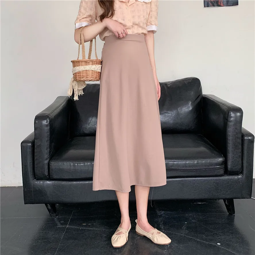 black pencil skirt Women A-Line Long Skirt Summer New Fashion High Waist Slim Temperament Skirts Design Sense Hepburn Style Skirt Women's Clothing mini skirt Skirts