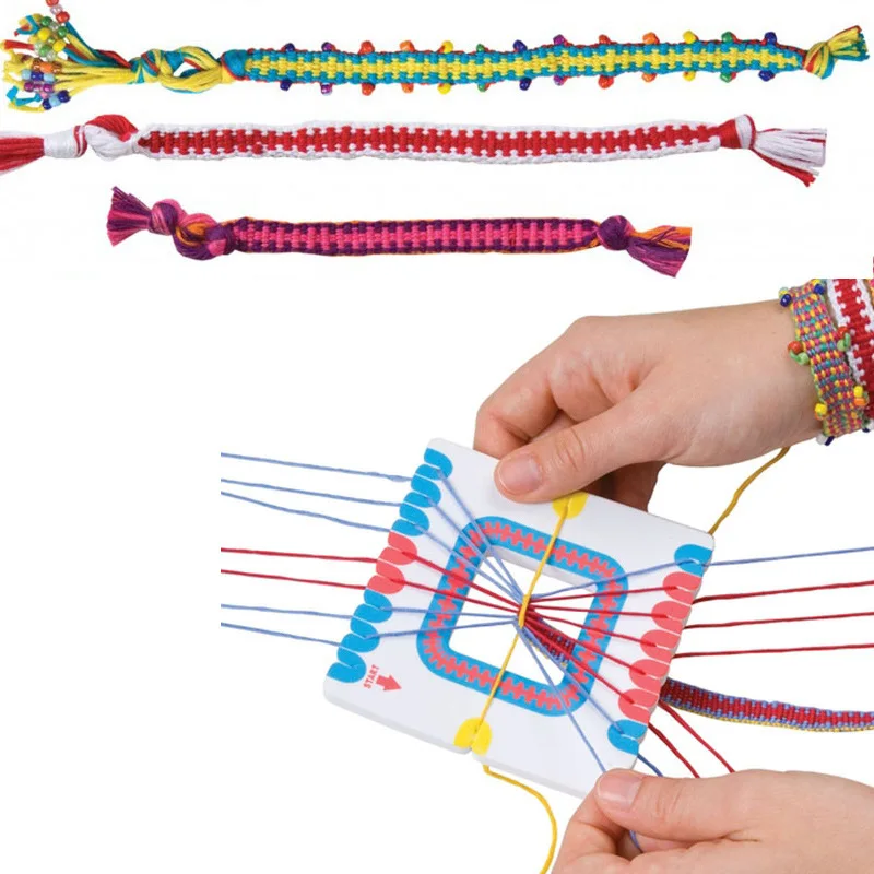 Friendship Bracelet Making Kit For Girls, Whale Shaped Jewelry Making Kit  Crafts For Girls Ages 8-12, Diy Bracelet String Travel Rewarding Activity  Se