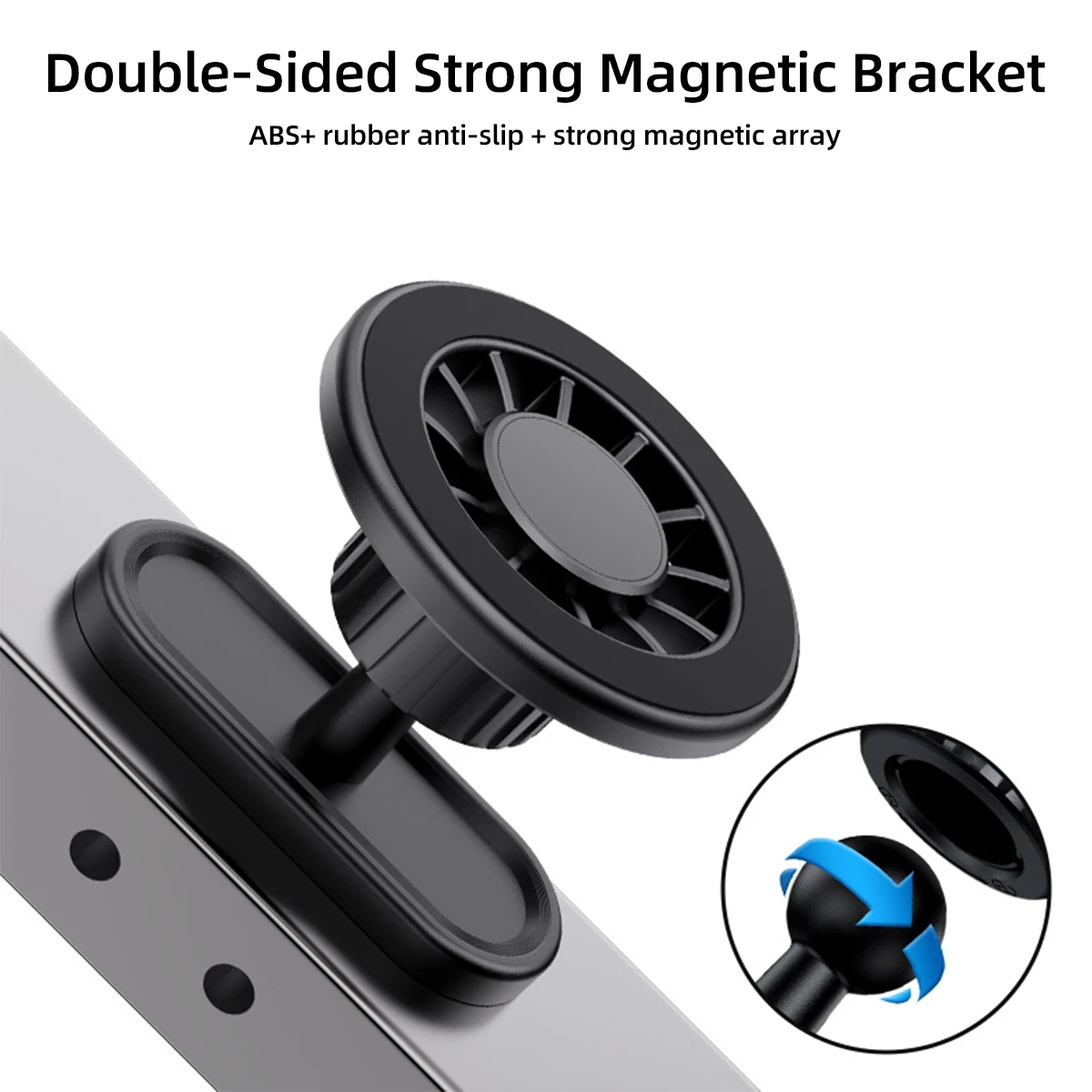 360° Rotatable Dual Magnet Universal Phone Holder Stand
