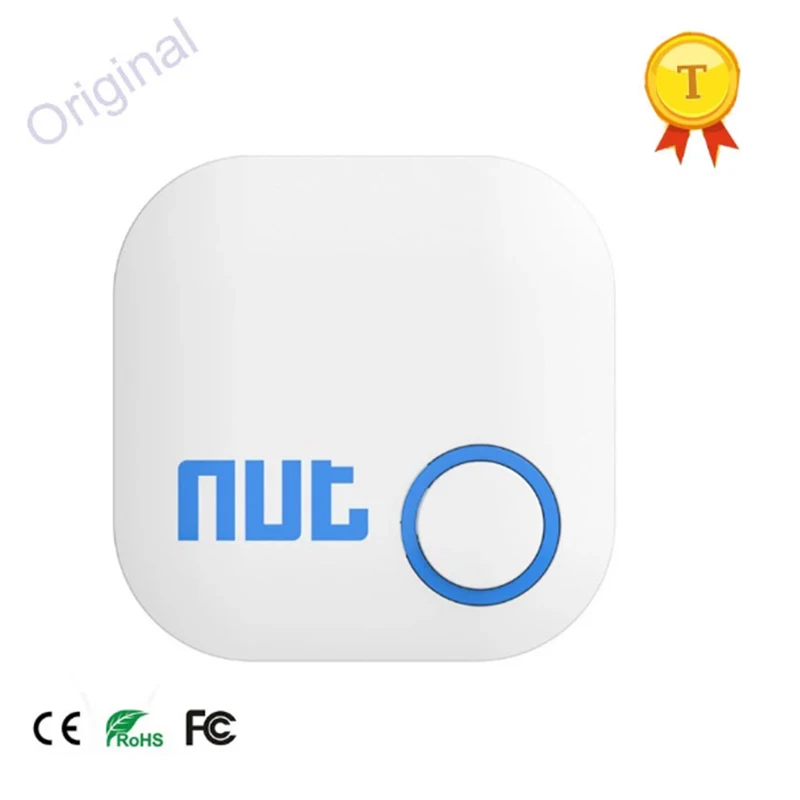 White Nut 2 Smart Mini Tag Bluetooth Tracker Child Pet Key Finder Alarm Keychain GPS Locator Bluetooth Anti-Loss Tracker Nut2