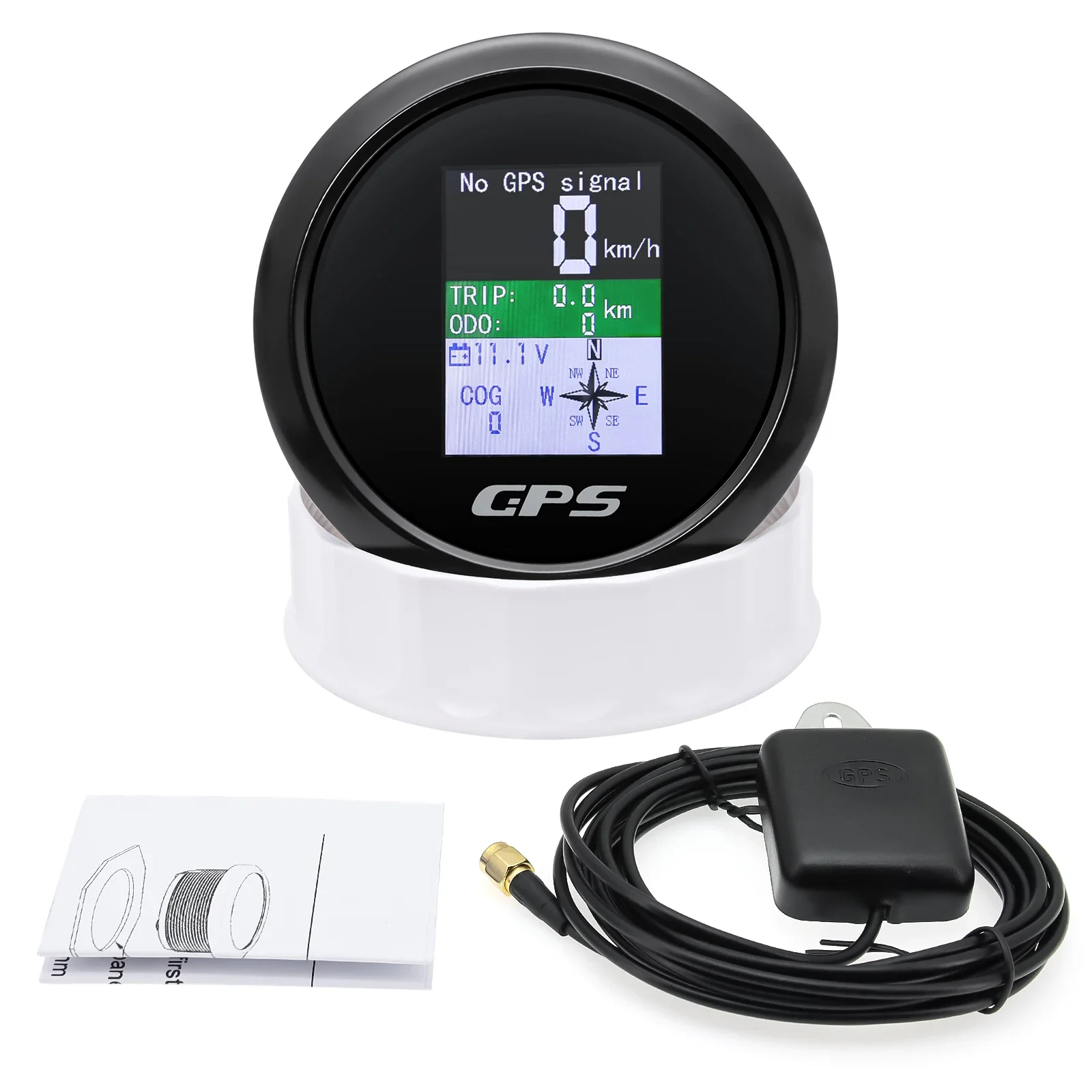  Ʈ Ʈ ڵ   HD 85mm GPS ӵ  Ÿ, ODO COG а TFT ũ ӵ , 9-32V