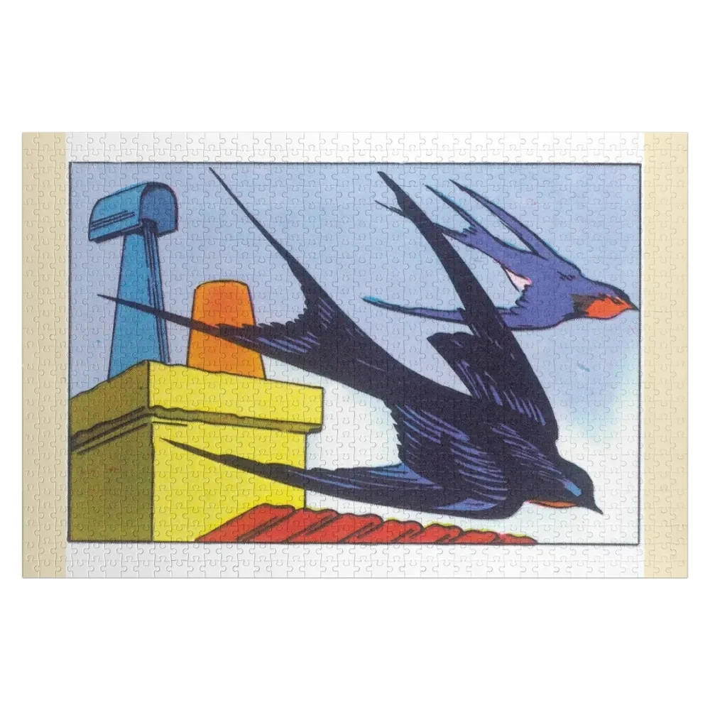 

Swallows Jigsaw Puzzle For Children Customized Toys For Kids Personalized Baby Object Custom Child Puzzle