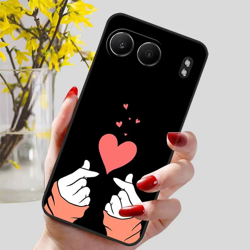 Luxury Silicone TPU Soft Bumper Case with Cute Cat Design for Oneplus Nord 4 - Premium Protective Cover