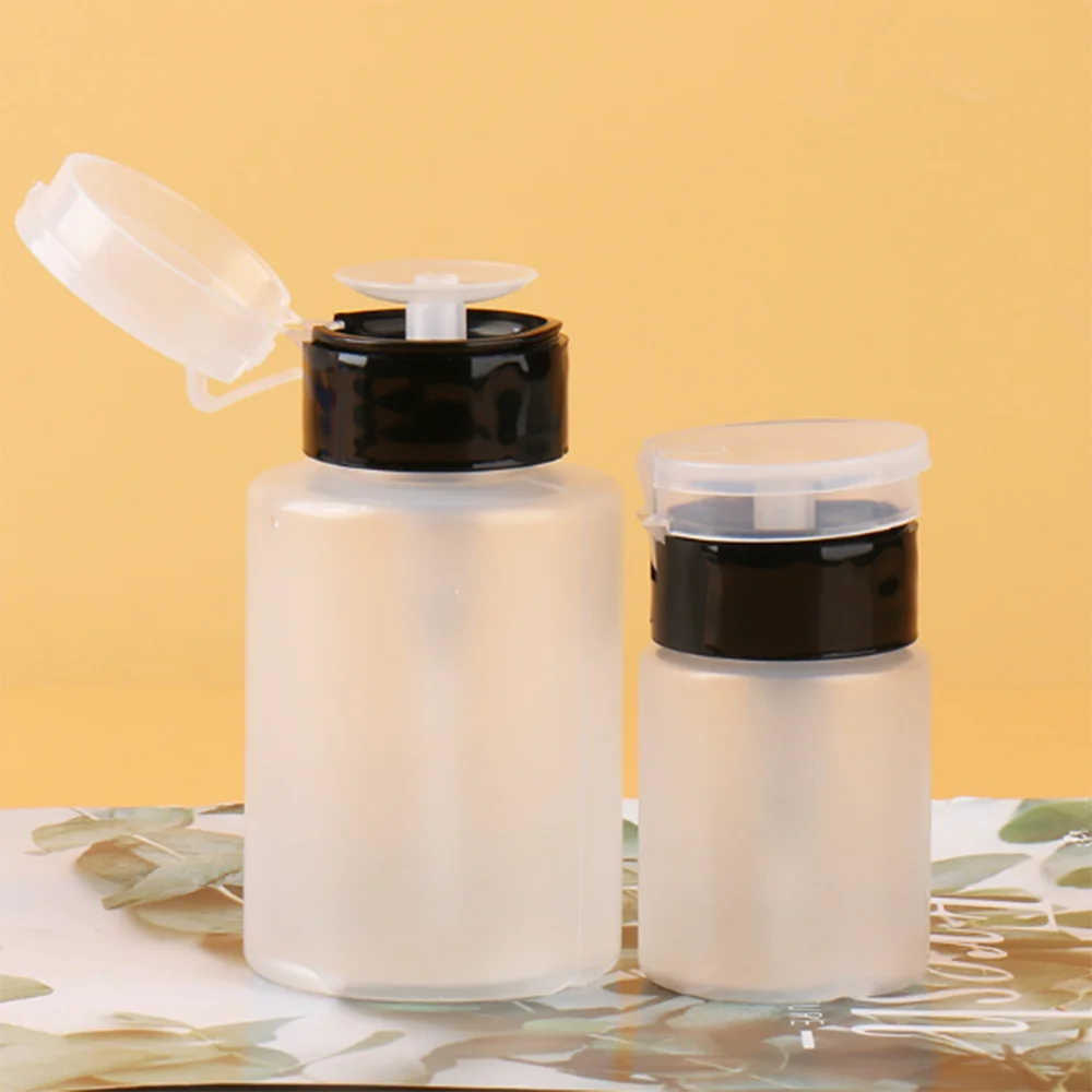 60/150ml Empty Pump Bottle for Nail Polish Remover
