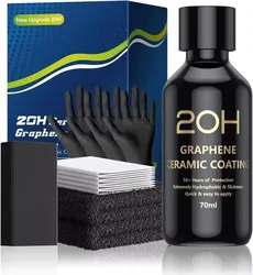 Graphene Ceramic Coating with Self - Healing and UV Protection - Advanced 10+ Year Car Detailing Solution (20H SET)