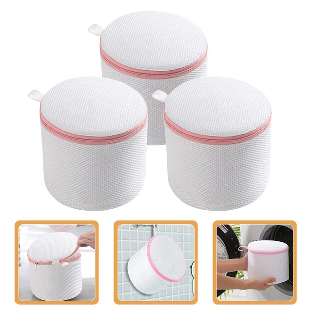 3 Dcs Gondozó Táska Finomságok Mossa A Mosodai Cipzáras Táskákat Mosógép Zokni Ruhadarab Alátét