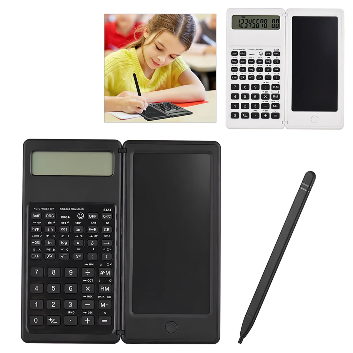 Calcolatrice portatile da 6.0 pollici tavoletta da scrittura grafica LCD  intelligente tavoletta da disegno tavoletta da disegno usa batteria