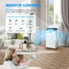 Air Conditioners with Remote Control, 3-in-1 Free Standing Cooling AC Unit with Fan & Dehumidifier, Cools Roo 4