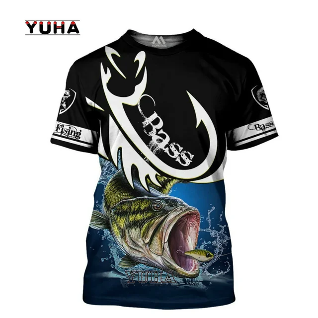 2023 Summer Newest Outdoor Fishing Shirt 3d Printed Fishing T-shirt For Men  Short Sleeve Casual Shirt Top Tee Pыболовный Tройник