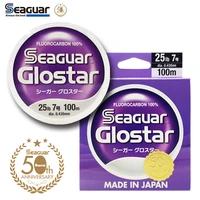 Seaguar Glostar Japan Fluorocabon 100% Fluorocarbon Fishing Line FC Shock Leader Line Fluorocarbon Leader Lure Line Leashes Fish 1