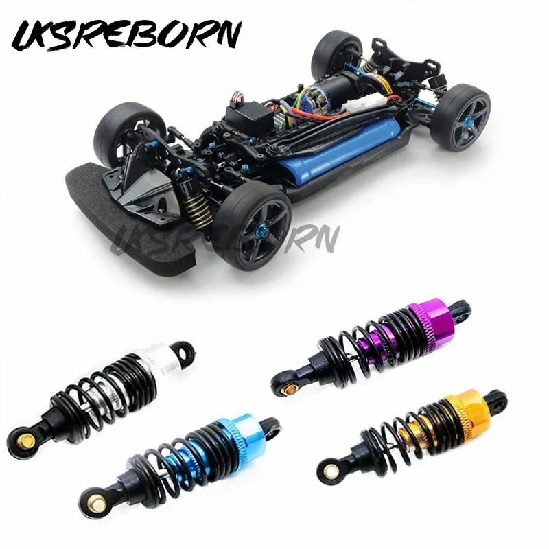 

4 шт., амортизаторы из алюминиевого сплава для автомобиля Tamiya TT02 1/10