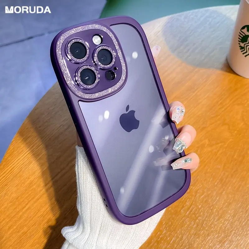 Luxury Diamond Camera Protector Case for iPhone 14 Pro Max 14Pro 13