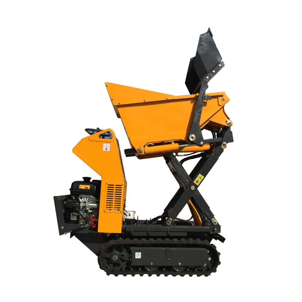 Ht05 Mini Dumper Cingolato Idraulico Completo
