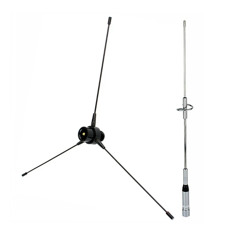 2 Set Electronic Replacement : 1 Set Antenna UHF-F 10-1300Mhz Antenna & 1 Dual Band UHF / VHF 144/430Mhz 2.15