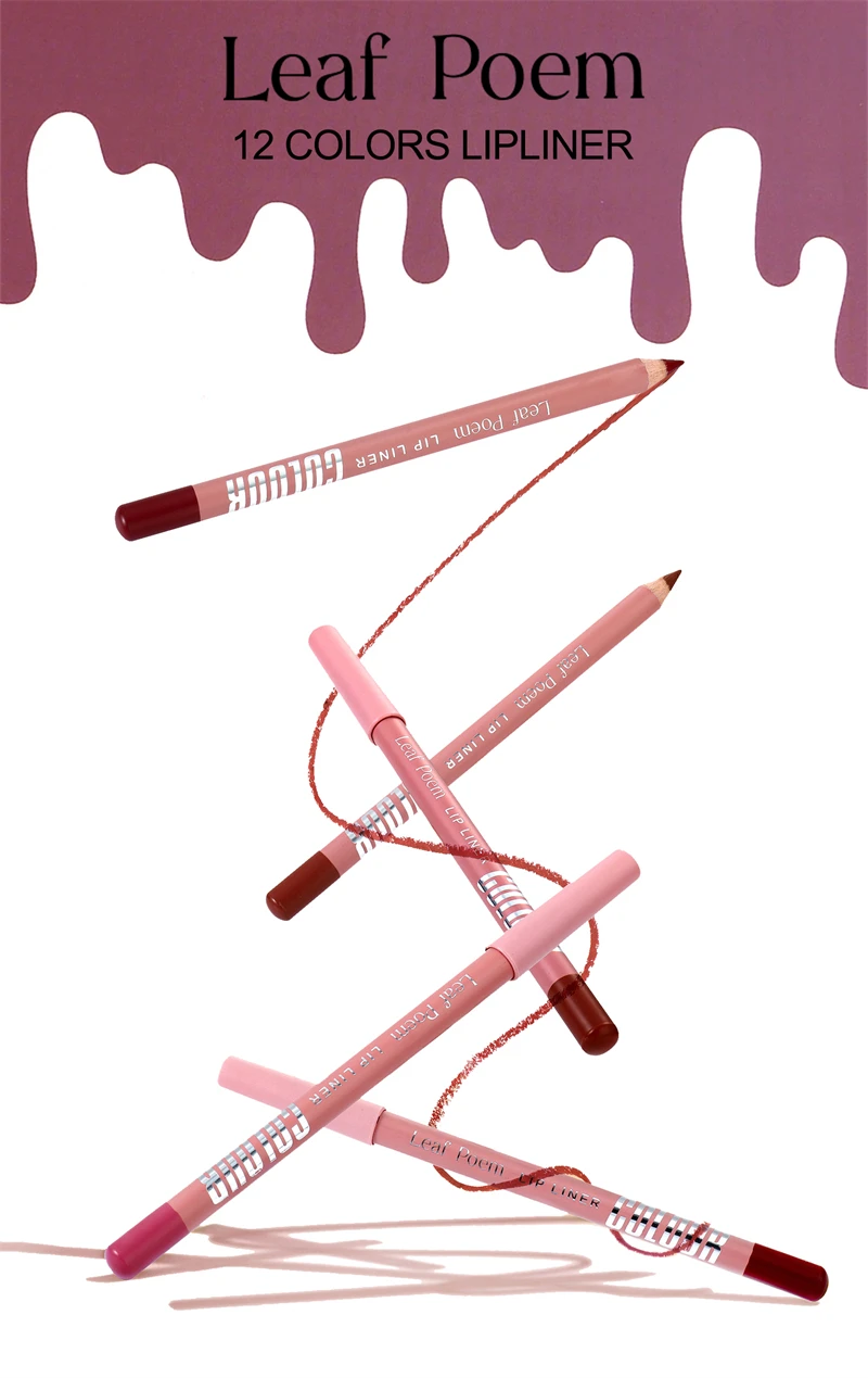 Wasserfester Lippenkonturenstift In Nude Pink Und Rotbraun_voghion.com