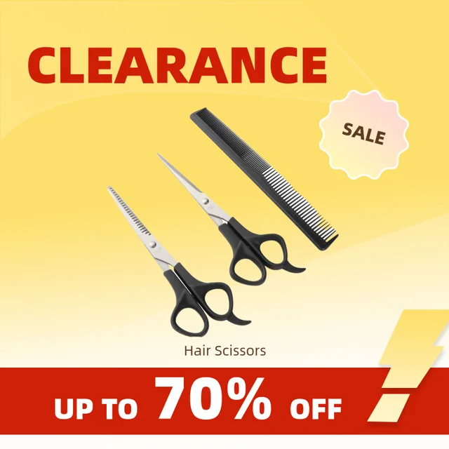 Clearance_3Pcs/Set Hairdressing Scissors Kit Tool for Children's Hair Thinning and Styling Hair-for Men and Women Scissors Comb  1