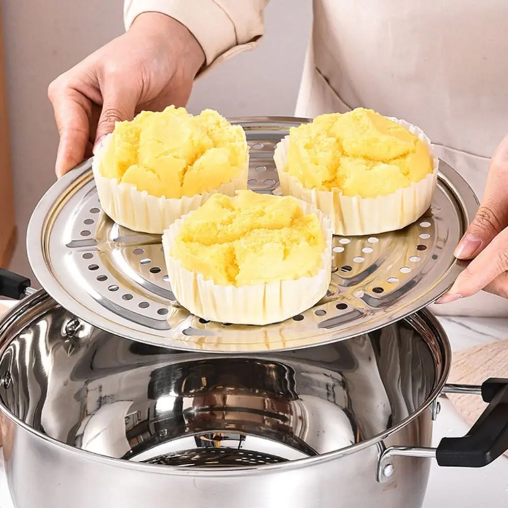 Round Stainless Steel Steamer Rack Household Rustproof Classic Steamer Tray Pressure Cooker Canner Rack Bread