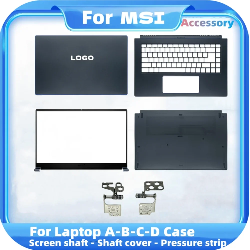 

NEW LCD Back Cover For MSI PS63 MS-16S1 Series Front Bezel/Palmrest/Bottom Case Top Back Case Rear Lid Cover