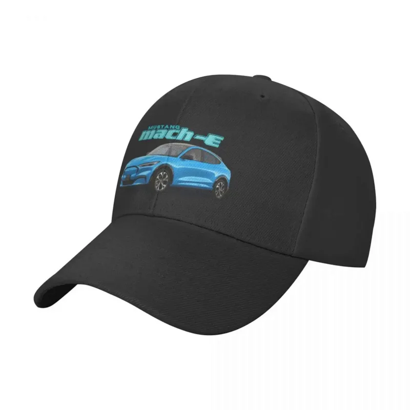 

Mustang Mach-E - Grabber Blue Baseball Cap black Snap Back Hat Christmas Hat Hats Man Women's