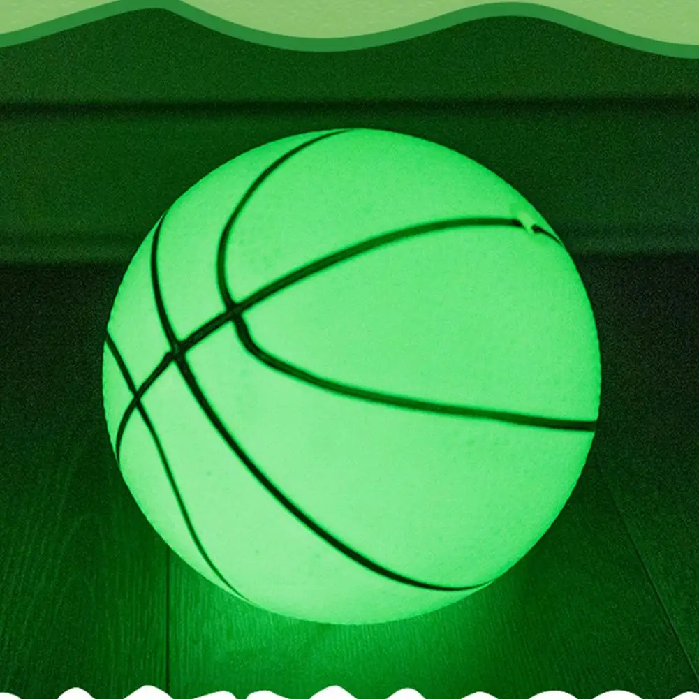 Toddler Gift Durable Glow in The Dark Basketball Education Tool Glow Basketball Grisp Easily for School