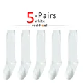 5 Pairs white