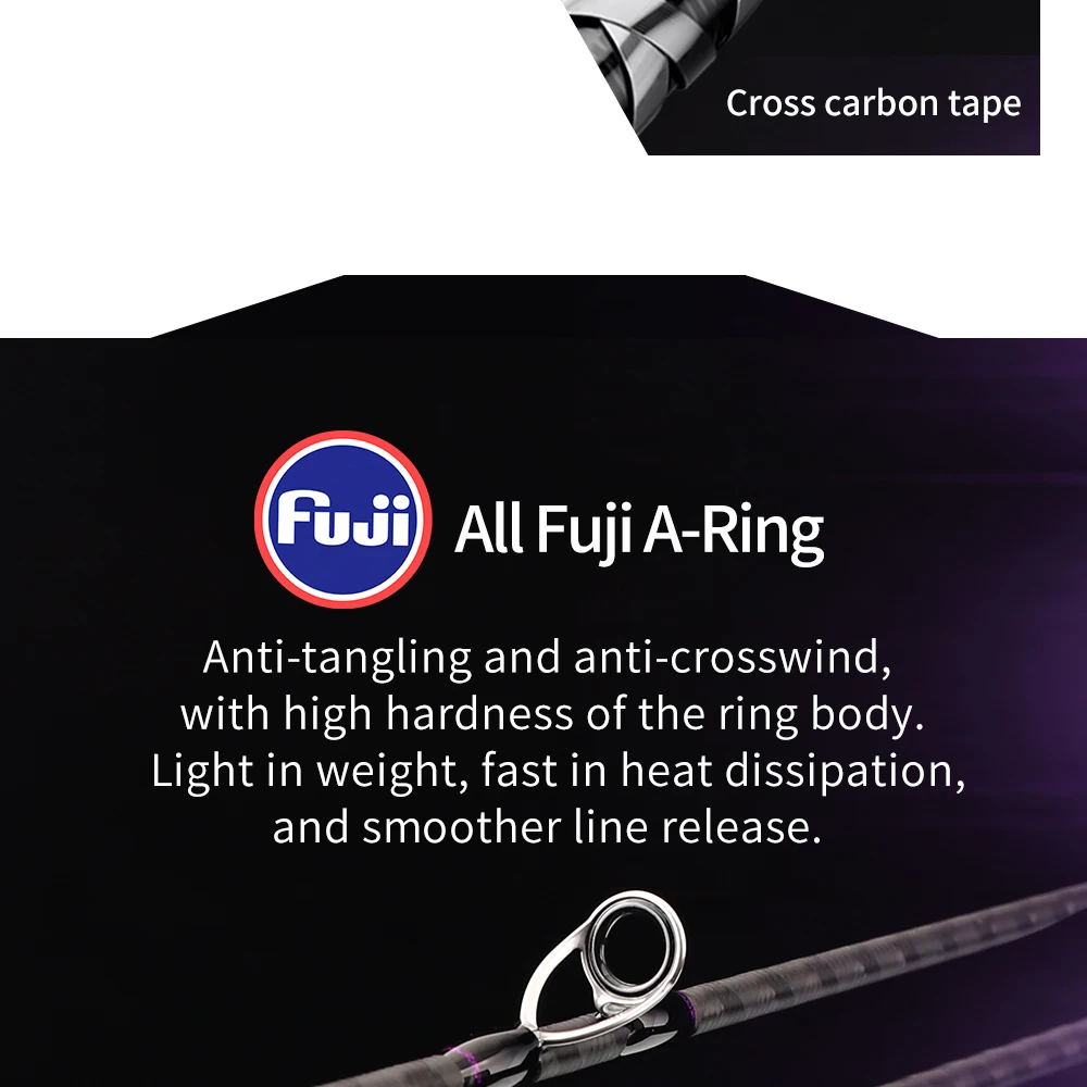 FISHINGFANS FUJI ALCONITE GUIDE UL Ultraleichte Angelrute mit Vollspitze für Forellen, Crappie, kleine Fische, Rassel-Rollenhalterung – Detail 5
