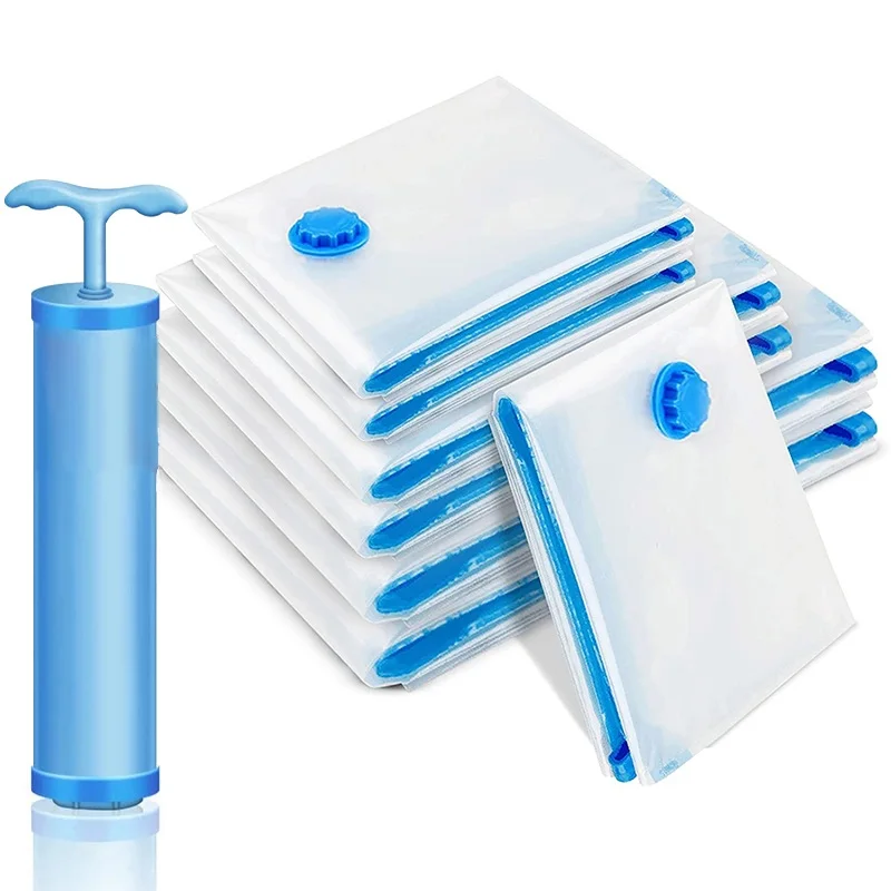 

Vacuum Storage Bags Space Saver Compression Storage Bags for Clothes Comforters Blankets Organizer Vacuum Sealer Bags