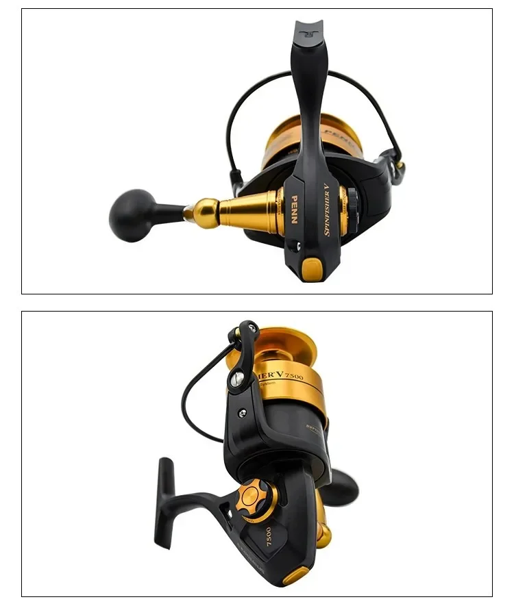 USA Original PENN Spinfisher V SSV 6500-9500 Metal Body Sea