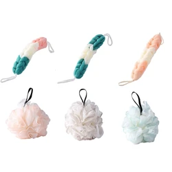 Cepillo de ducha con mango largo para frotar la espalda, espuma  exfoliante, apto para fregar la espalda, envío directo