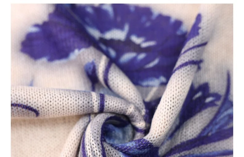 S3bbfef016540488c85bc06f4ed4e282df Autumn Knitwear Womens Fashion Loose Printed Sweaters Ladies Luxury Casual Floral Pullover Vintage Elegant Jumpers Mallzona