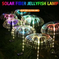 Solar Fiber Lamp Multi-color Light Changing Lights 7 Colors Firework Jellyfish Christmas Festive Garden Park Atmosphere Decor 1