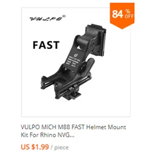 VULPO Taktischer Helm Vas Shroud Drei-Loch L4G24 NVG Mount Adapter für FAST MICH AF Wendy Helm – Detail 1