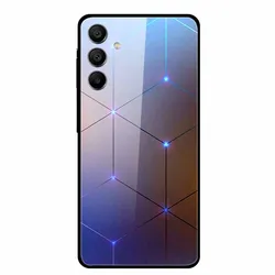 Luxury Tempered Glass Wolf Design Protective Phone Case Cover - Samsung A25 5G (08)