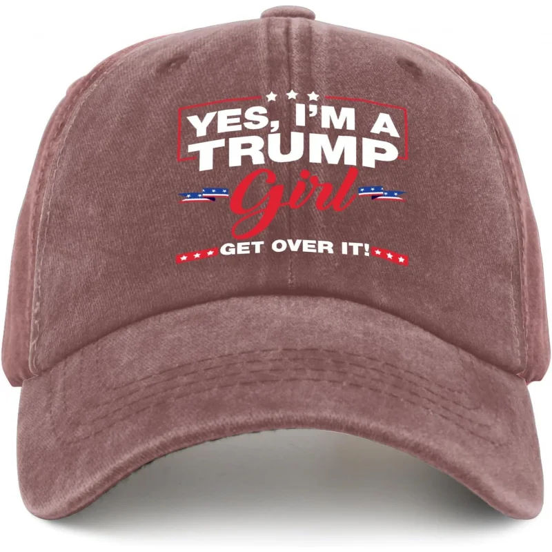 Girl supports Trump election women's golf cap suitable for women's outdoor sports cap breathable baseball