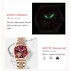 POEDAGAR Luxury Fashion Womens Watch Waterproof Luminous Dial Love Shape Stainless Steel Automatic Ladies Quartz Movement Watch 4